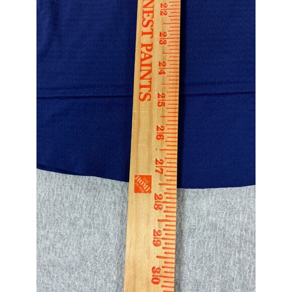 IBKUL Half‎ Zip Light Weight Mock Neck Top (Women's X-Small) Blue - Picture 10 of 12